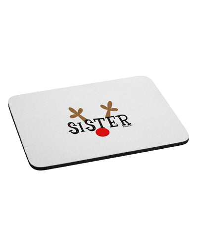 Matching Family Christmas Design - Reindeer - Sister Mousepad by TooLoud-TooLoud-White-Davson Sales