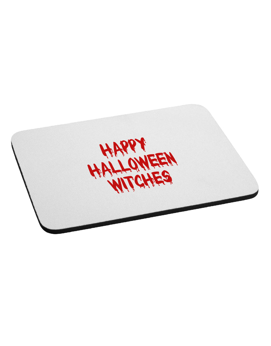 Happy Halloween Witches Blood Red Mousepad-TooLoud-White-Davson Sales