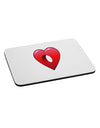 Hole Heartedly Broken Heart Mousepad by TooLoud-TooLoud-White-Davson Sales