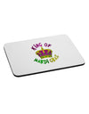 King Of Mardi Gras Mousepad-TooLoud-White-Davson Sales