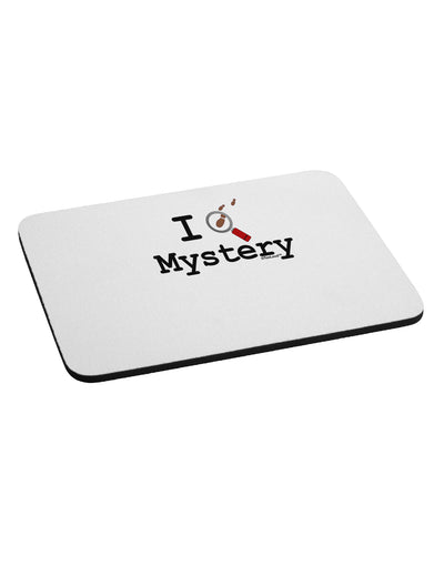 I Love Mystery Mousepad-TooLoud-White-Davson Sales