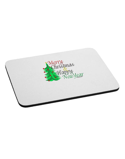 Merry Christmas & Happy New Year Mousepad-TooLoud-White-Davson Sales