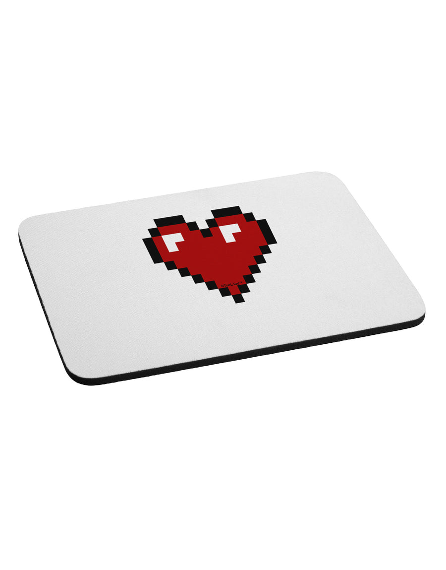 Pixel Heart Design 1 - Valentine's Day Mousepad by TooLoud-TooLoud-White-Davson Sales