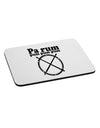 Pa Rum Pum Pum Pum BnW Mousepad-TooLoud-White-Davson Sales