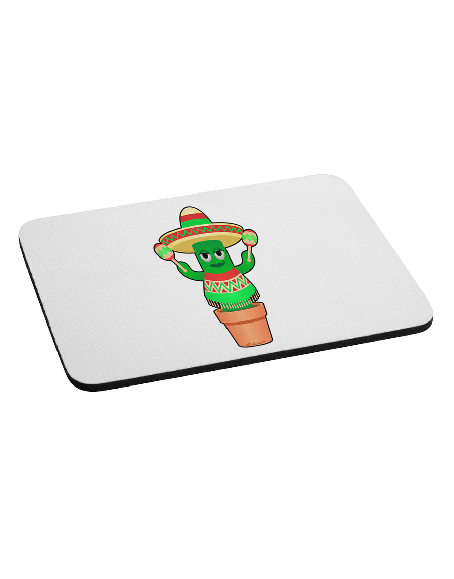 Fiesta Cactus Poncho Mousepad by TooLoud-TooLoud-White-Davson Sales