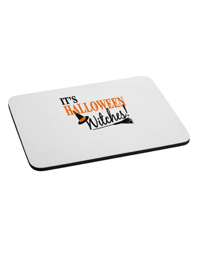 It's Halloween Witches Hat Mousepad-TooLoud-White-Davson Sales