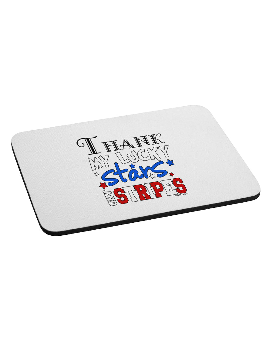 Thank My Lucky Stars and Stripes Color Mousepad by TooLoud-TooLoud-White-Davson Sales