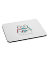 Cute Snowman Family with Boy Mousepad by TooLoud-TooLoud-White-Davson Sales