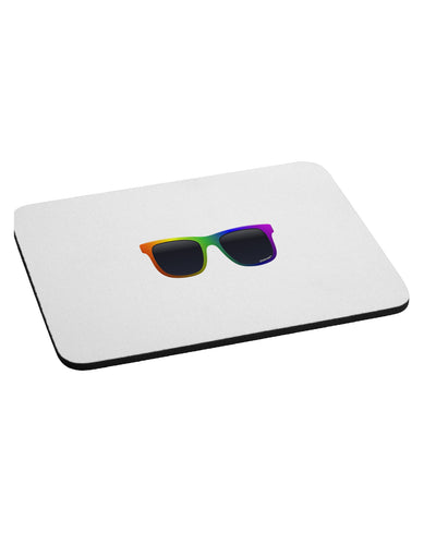 Pride Rainbow Glasses Mousepad by TooLoud-TooLoud-White-Davson Sales