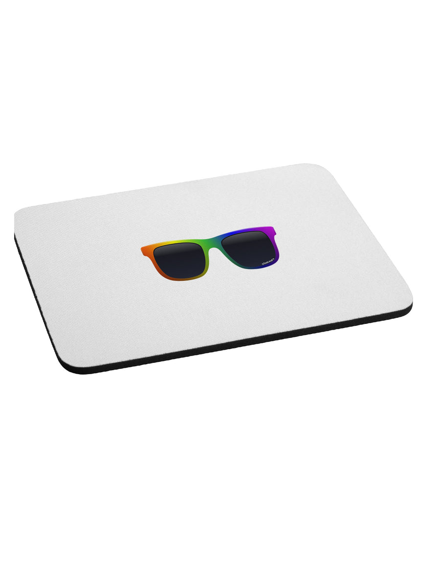 Pride Rainbow Glasses Mousepad by TooLoud-TooLoud-White-Davson Sales