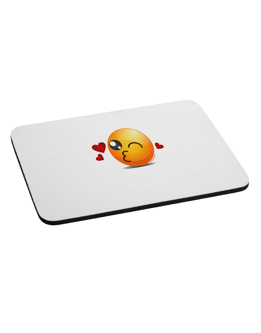 Kissy Face Emoji Mousepad-TooLoud-White-Davson Sales