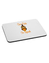 Owl Too Cute Orange Mousepad-TooLoud-White-Davson Sales