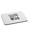 Basic Witch Distressed Mousepad-TooLoud-White-Davson Sales