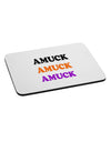 Amuck Amuck Amuck Halloween Mousepad-TooLoud-White-Davson Sales