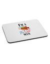 I'm A Bass Man Watercolor Mousepad-TooLoud-White-Davson Sales