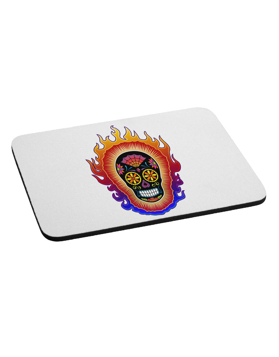 Sacred Calavera Day of the Dead Sugar Skull Mousepad-TooLoud-White-Davson Sales