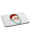 Cute Santa Claus Face Faux Applique Mousepad-TooLoud-White-Davson Sales