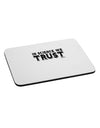 In Science We Trust Text Mousepad by TooLoud-TooLoud-White-Davson Sales