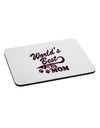 World's Best Dog Mom Mousepad by TooLoud-TooLoud-White-Davson Sales