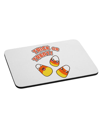 Trick or Treat Cute Candy Corn Halloween Mousepad-TooLoud-White-Davson Sales