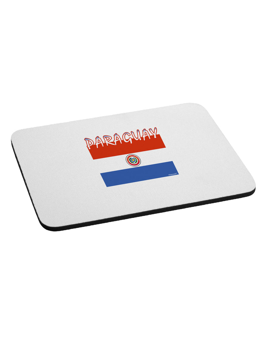 Paraguay Flag Mousepad-TooLoud-White-Davson Sales