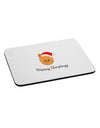 Meowy Christmas Cute Cat Santa Hat Mousepad-TooLoud-White-Davson Sales