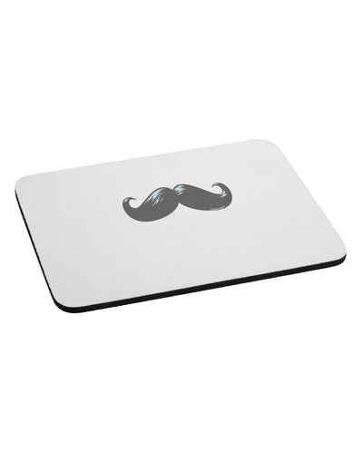 Big Gray Mustache Mousepad-TooLoud-White-Davson Sales