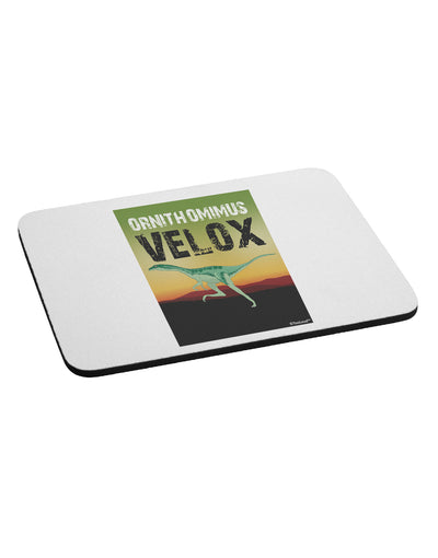 Ornithomimus Velox - With Name Mousepad by TooLoud-TooLoud-White-Davson Sales