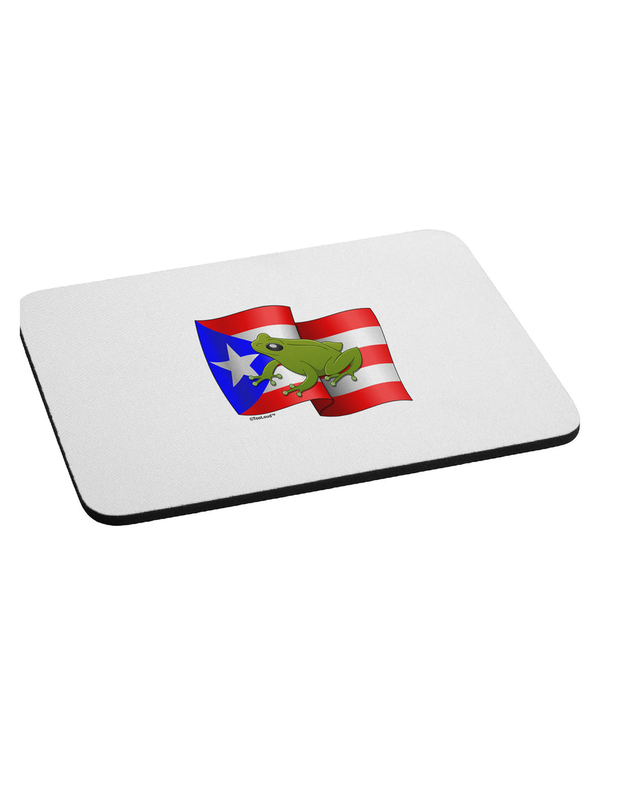 Puerto Rico Coqui Mousepad-TooLoud-White-Davson Sales