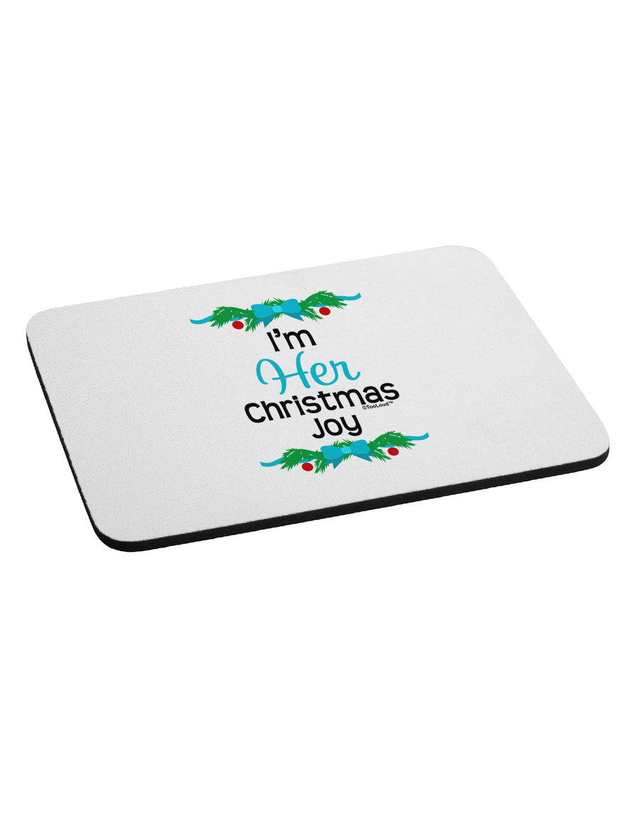 Her Christmas Joy Matching His & Hers Mousepad-TooLoud-White-Davson Sales