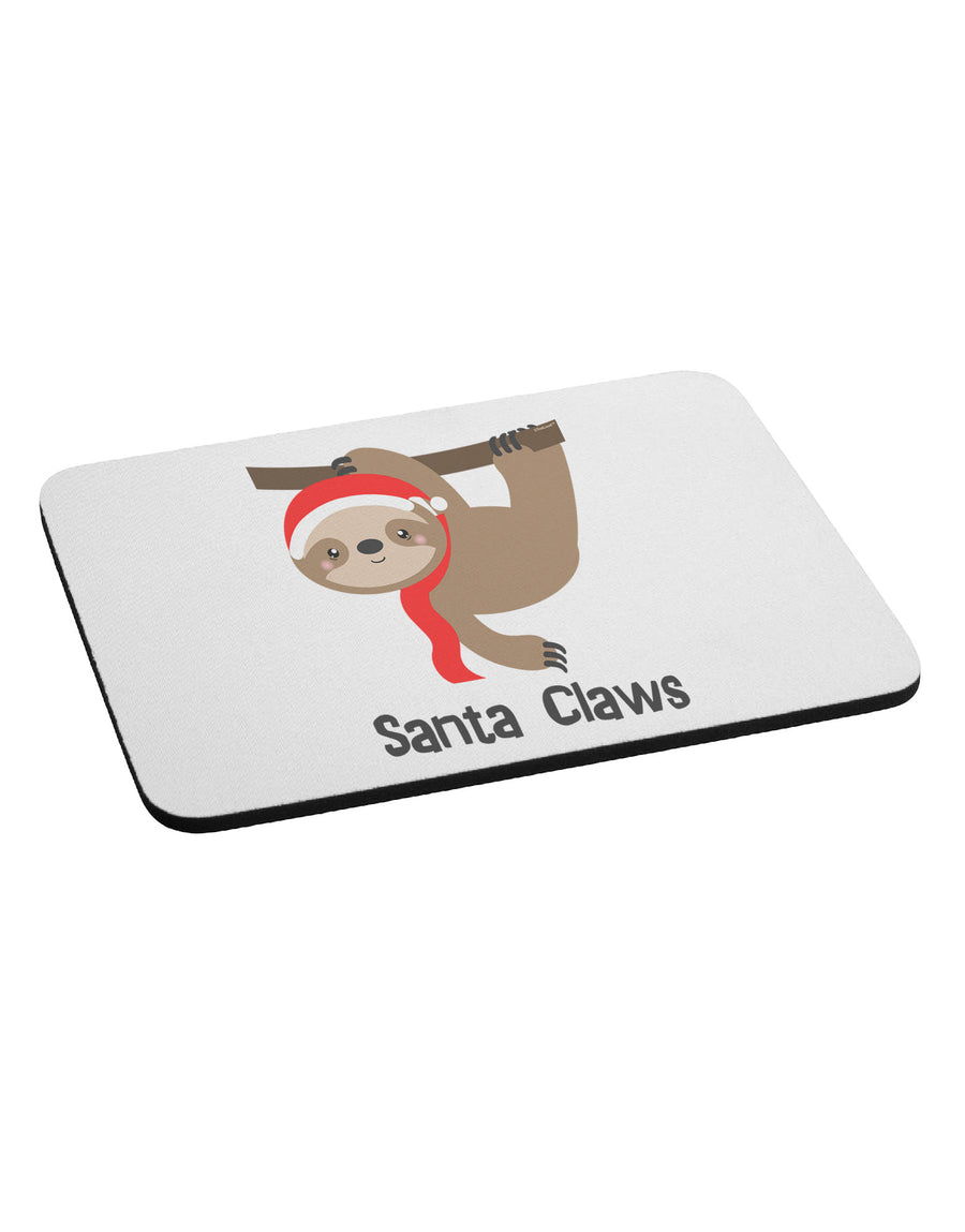 Cute Christmas Sloth - Santa Claws Mousepad by TooLoud-TooLoud-White-Davson Sales