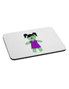 Zombie Girl Halloween Mousepad-TooLoud-White-Davson Sales