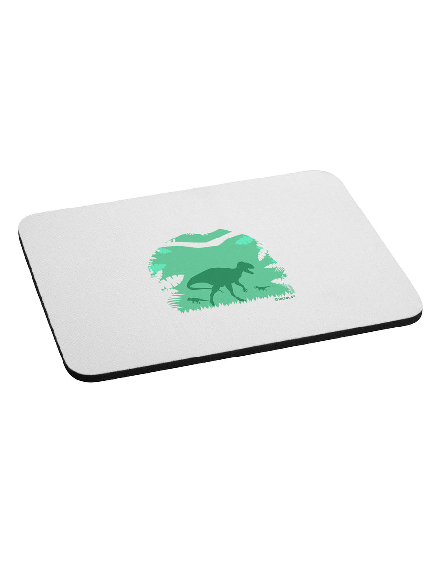 Dinosaur Silhouettes - Jungle Mousepad by TooLoud-TooLoud-White-Davson Sales