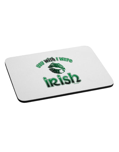 TooLoud You Wish I Were Irish Mousepad-TooLoud-White-Davson Sales