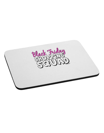 Black Friday Shopping Squad Mousepad-TooLoud-White-Davson Sales