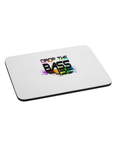 Paint Drop The Bass Mousepad-TooLoud-White-Davson Sales