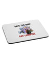 Save the Reef - Eat Lionfish Mousepad-TooLoud-White-Davson Sales