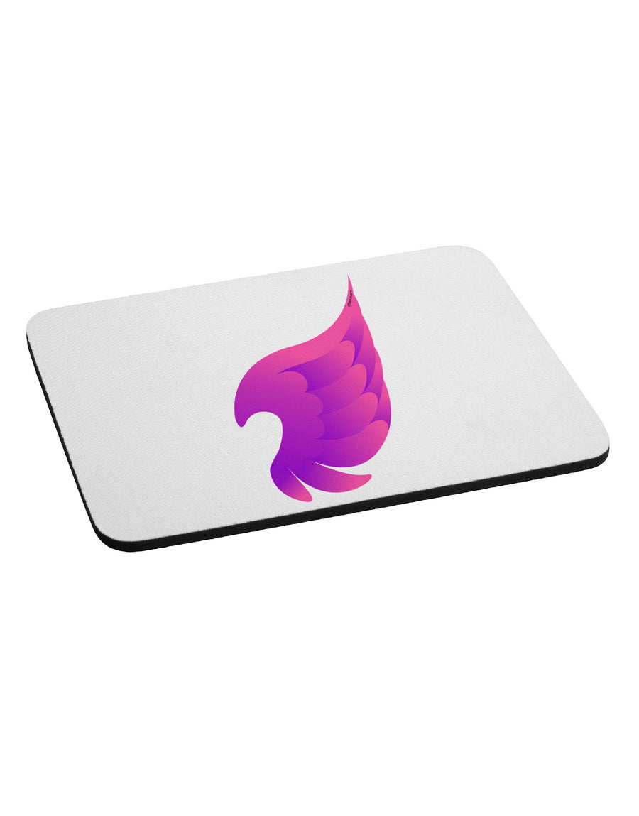 Cute Single Angel Wing Mousepad-TooLoud-White-Davson Sales