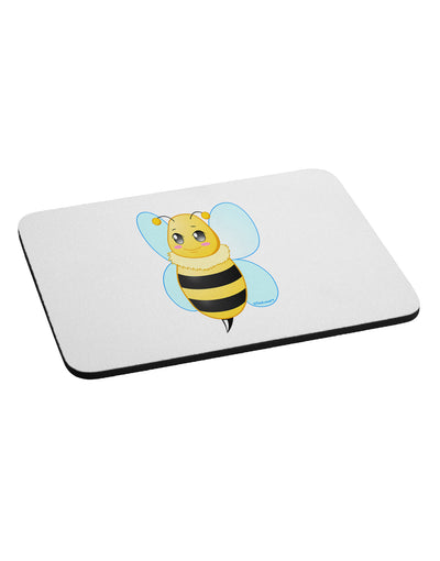 Cute Bee Mousepad-TooLoud-White-Davson Sales