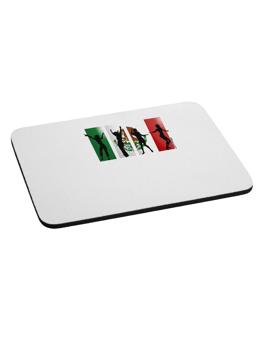 Mexican Flag - Dancing Silhouettes Mousepad by TooLoud-TooLoud-White-Davson Sales