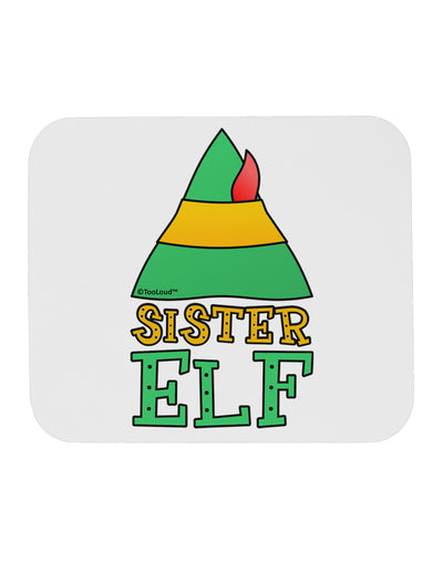 Matching Christmas Design - Elf Family - Sister Elf Mousepad by TooLoud-TooLoud-White-Davson Sales