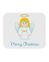 Merry Christmas Cute Angel Girl Mousepad-TooLoud-White-Davson Sales