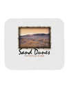 Colorado Sand Dunes Text Mousepad-TooLoud-White-Davson Sales