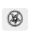 Inverted Pentagram Death Metal Star Mousepad-TooLoud-White-Davson Sales