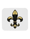 Golden Fleur de Lis Mousepad-TooLoud-White-Davson Sales