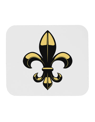 Golden Fleur de Lis Mousepad-TooLoud-White-Davson Sales