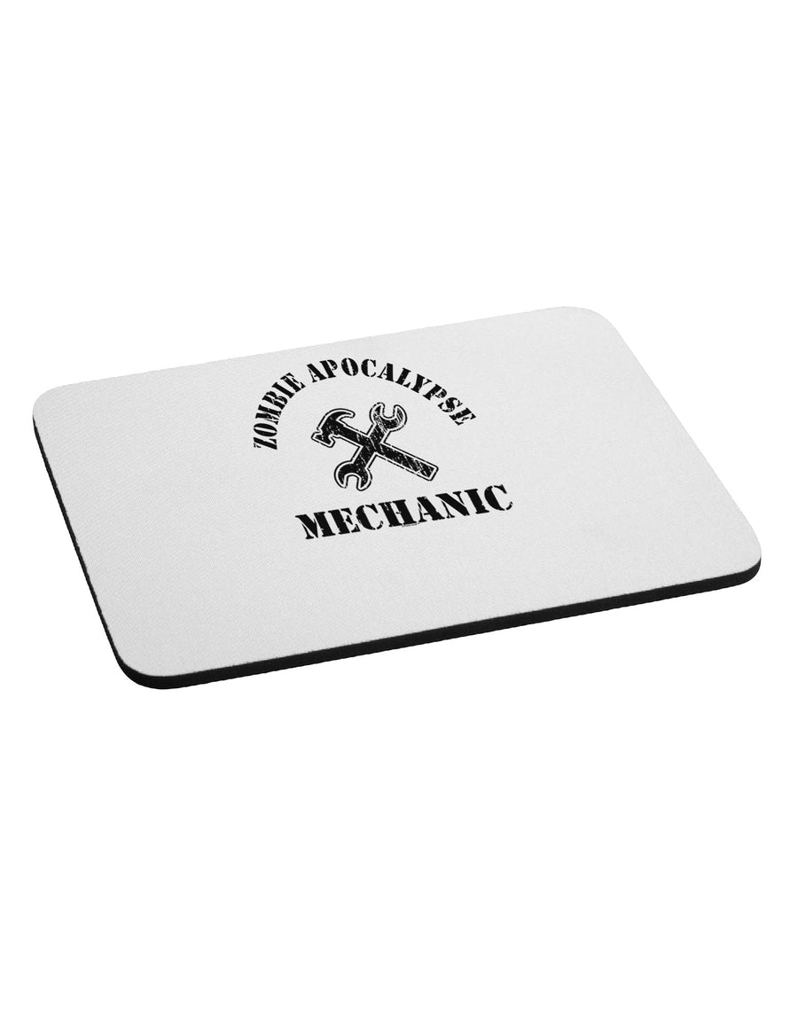 Zombie Apocalypse Group Role Mechanic Mousepad-TooLoud-White-Davson Sales