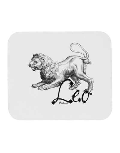 Leo Illustration Mousepad-TooLoud-White-Davson Sales