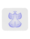 Snow Angel Design - Winter Mousepad-TooLoud-White-Davson Sales