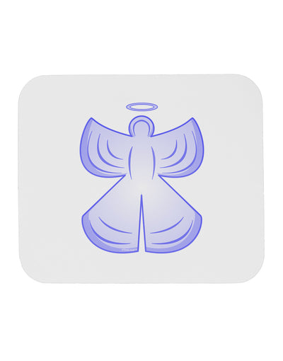 Snow Angel Design - Winter Mousepad-TooLoud-White-Davson Sales